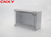 پوشش شفاف سفارشی جعبه پلاستیکی الکترونیکی جعبه اتصال ضد آب روشن محوطه ضد آب 280 * 190 * 130mm
