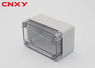جعبه کوچک ABS پلاستیکی با پوشش شفاف PC پوشش مخزن ضد آب جعبه اتصال برق در فضای باز 110 * 80 * 70 میلی متر